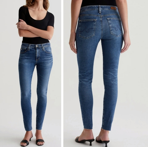 AG The Farrah High Rise Skinny Ankle Jeans Size 30R - Picture 11 of 11